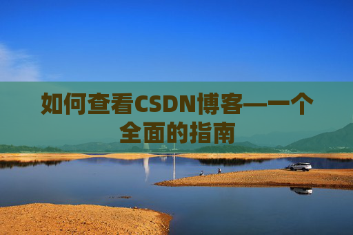 如何查看CSDN博客—一个全面的指南